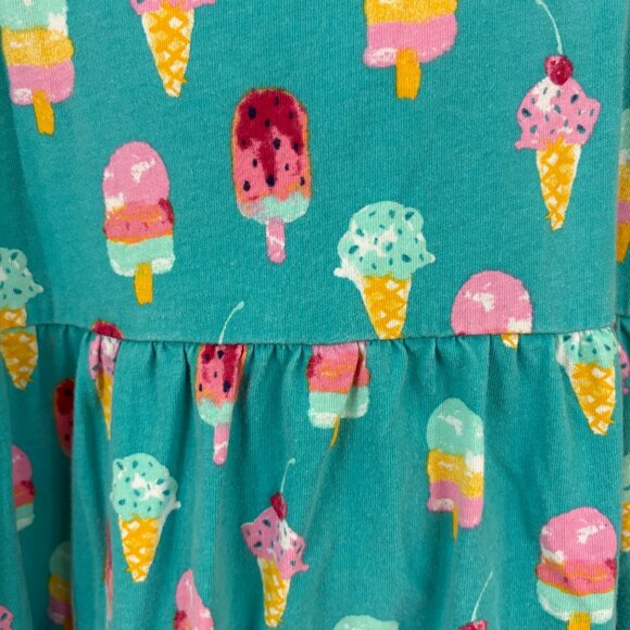 Girls Sleeveless Tiered Relaxed Fit Cotton Tank Dresses Size 7 (SKU: 155GG) - Picture 5 of 6